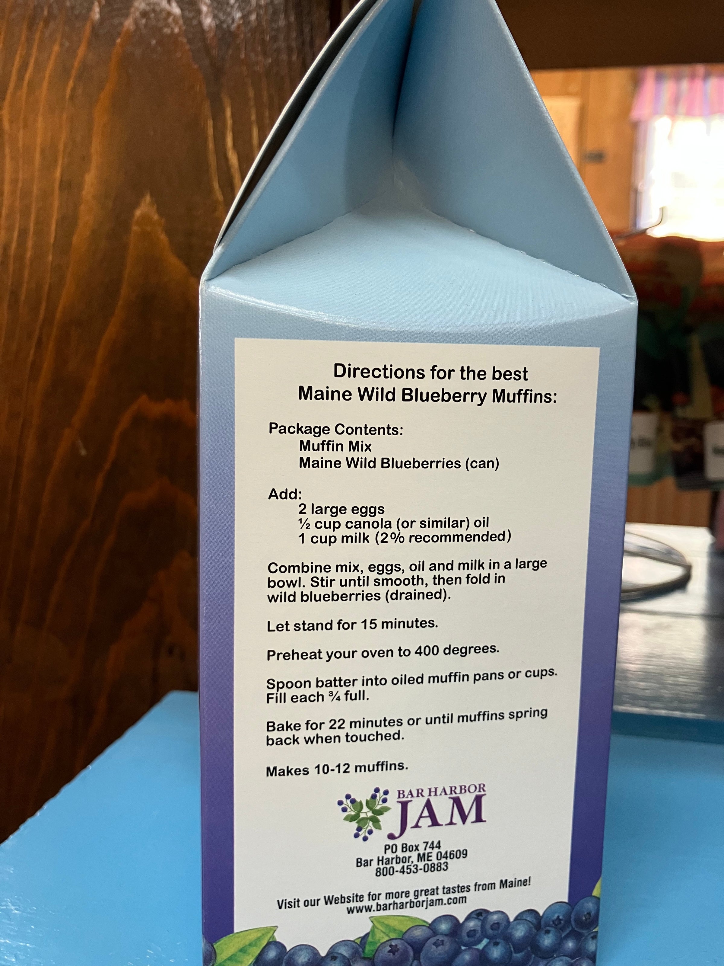 Maine Wild Blueberry Muffin Mix - Bar Harbor Jam Company | The