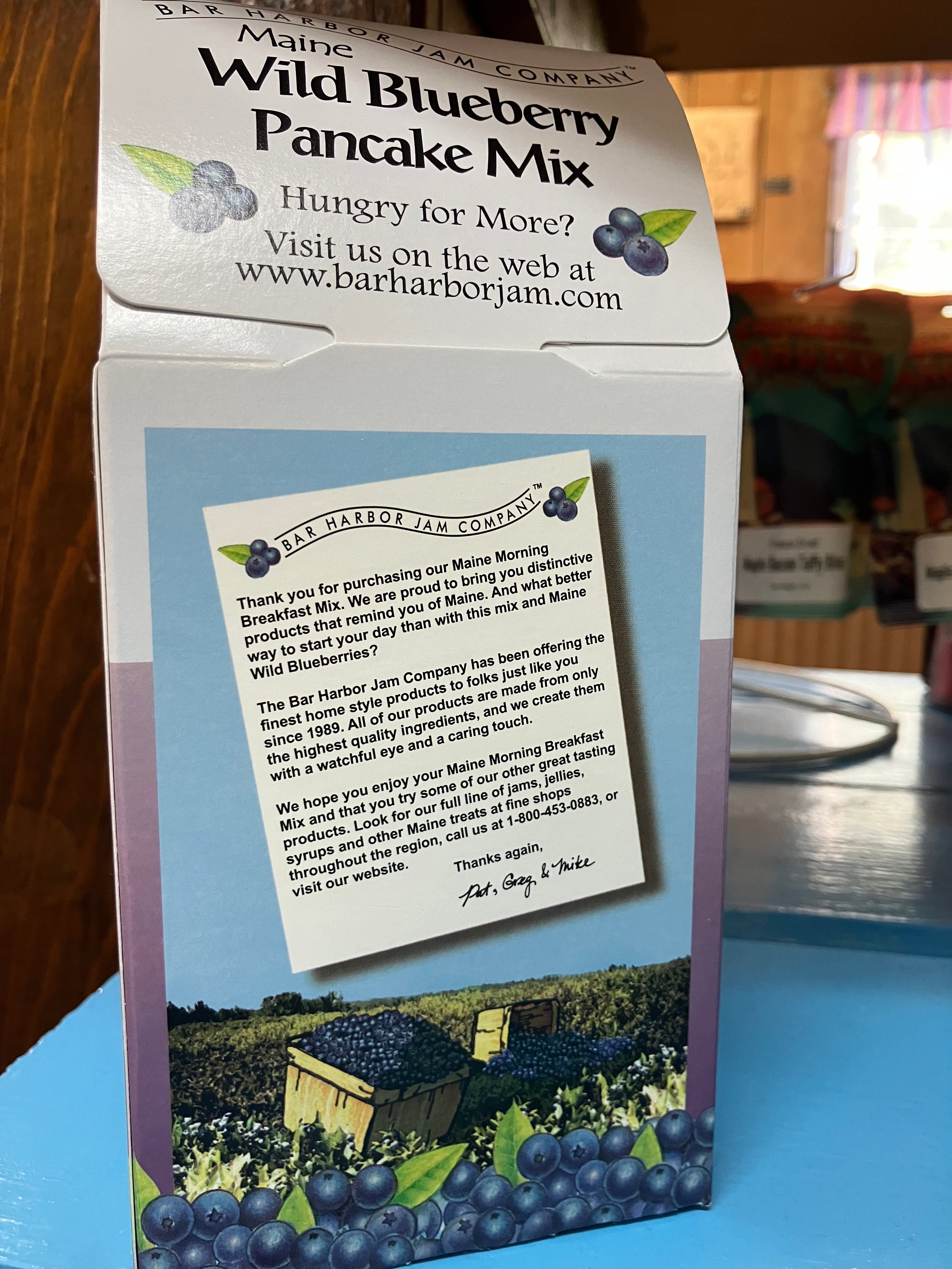 Maine Wild Blueberry Pancake Mix - Bar Harbor Jam Company | The