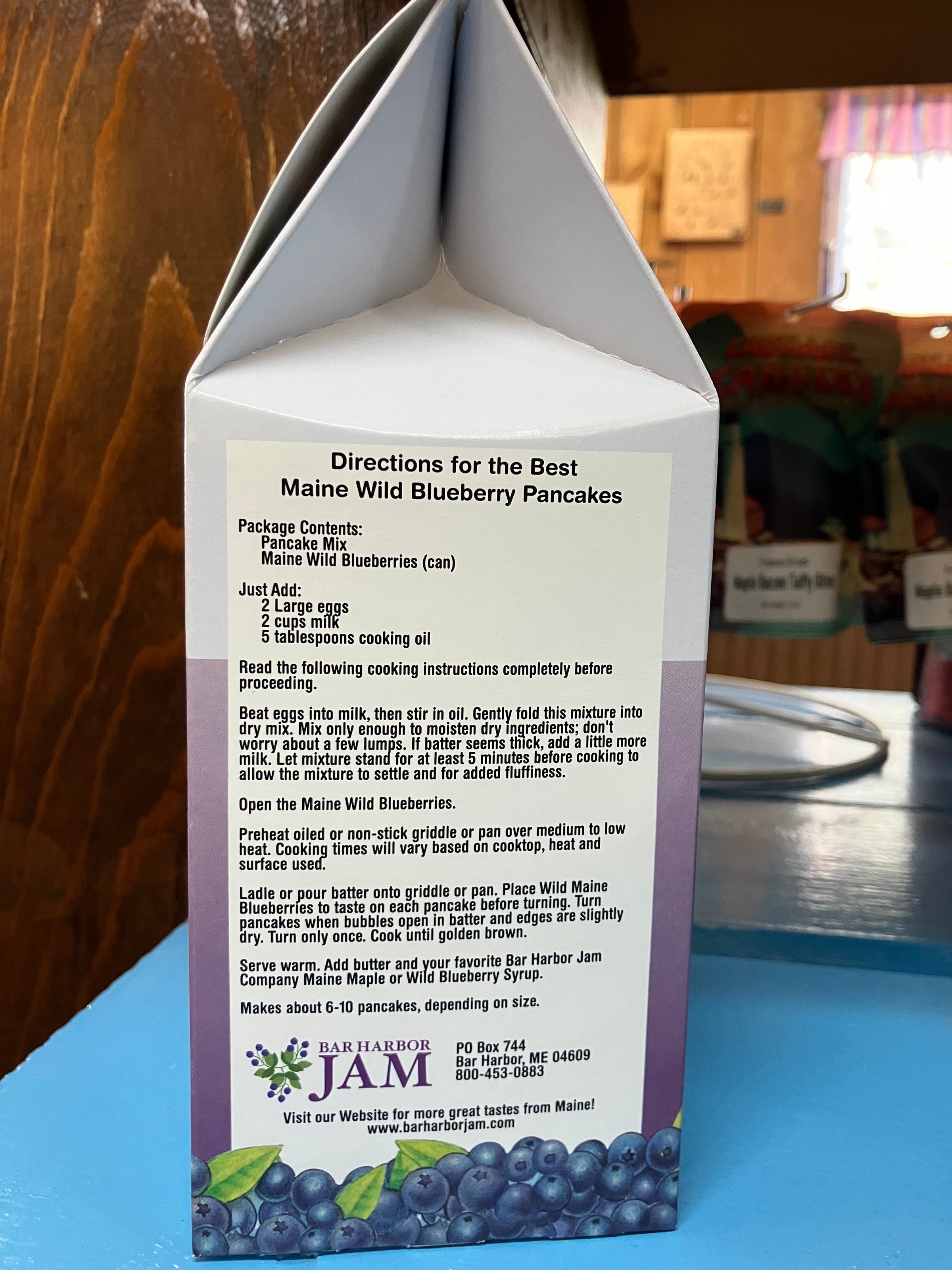 Maine Wild Blueberry Pancake Mix - Bar Harbor Jam Company | The